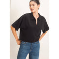Collared V-Neck Sweater