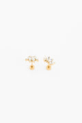 Diamond Crawler Stud Earrings