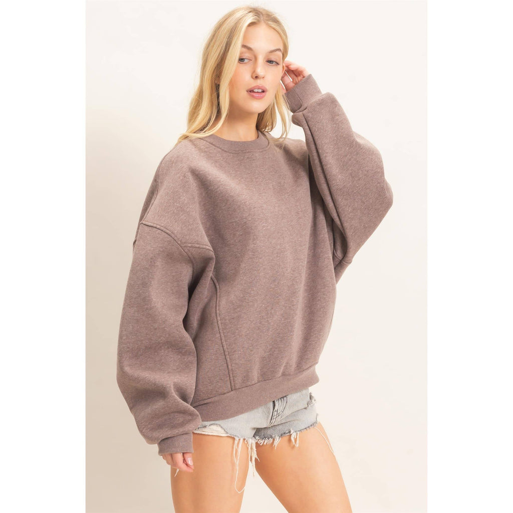 Oversized Dropped Shoulder Sweatshirt