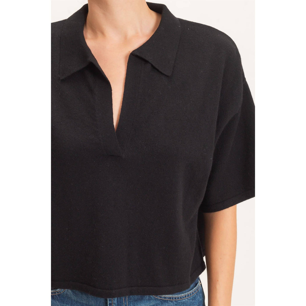 Collared V-Neck Sweater