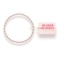 Mini Katy Bracelet in Silver with Gold
