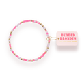 Hot Pink & Lilac Sprinkle Bracelet
