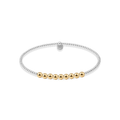 Signature Robyn Beaded Bracelet: 2Tone