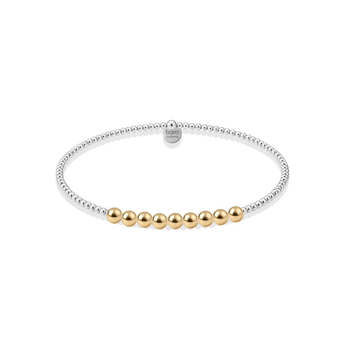 Signature Robyn Beaded Bracelet: 2Tone