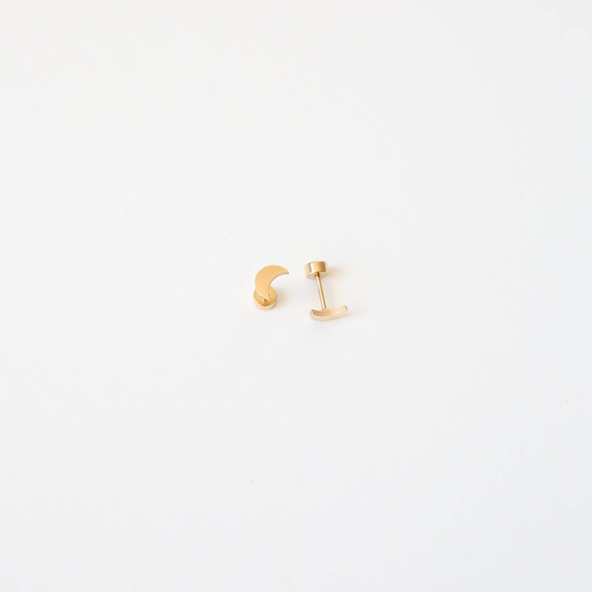 Moon Stud Earrings