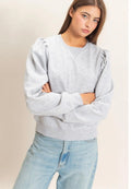 Puff long sleeve sweatshirt