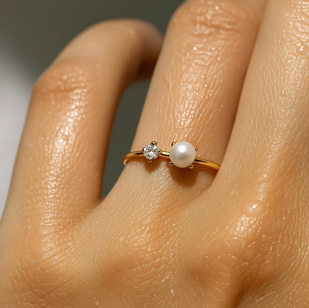 ENZA PEARL RING