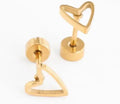 Open heart studs
