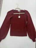 Burgundy sweater