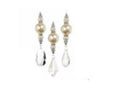 5.75" crystal pearl drop