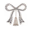 clear jeweled bow tree topper
