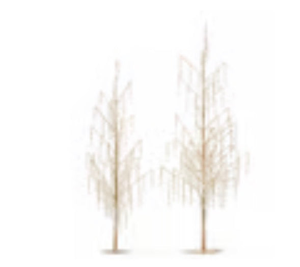 Dripping pearl trees SET OF 2