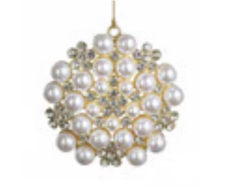 3.5 " pearl brooch ornament