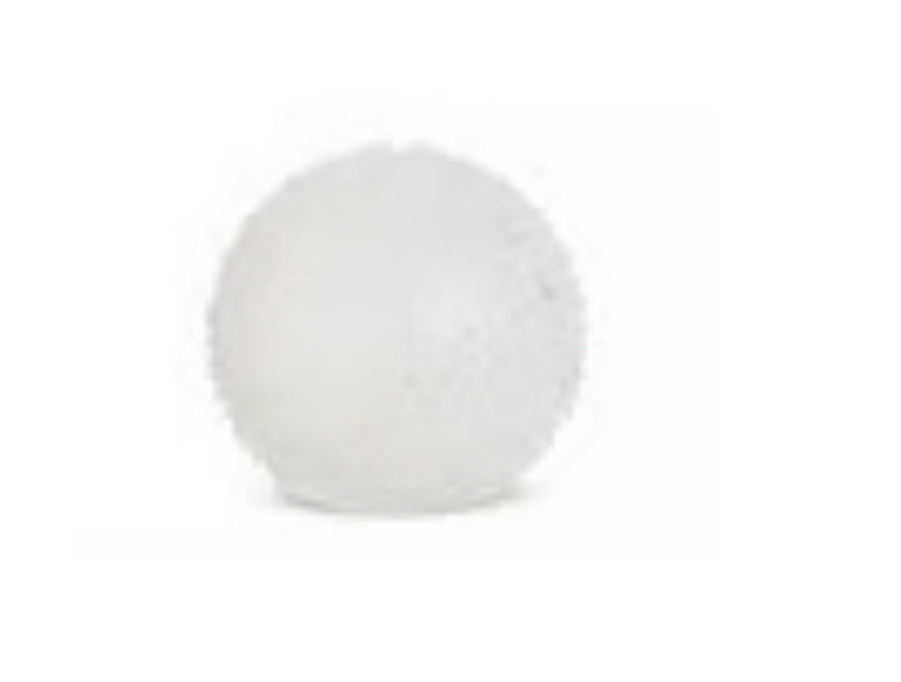 5" white jeweled orb