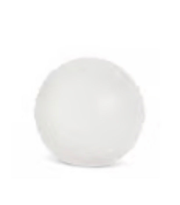 6" white jeweled finished orb