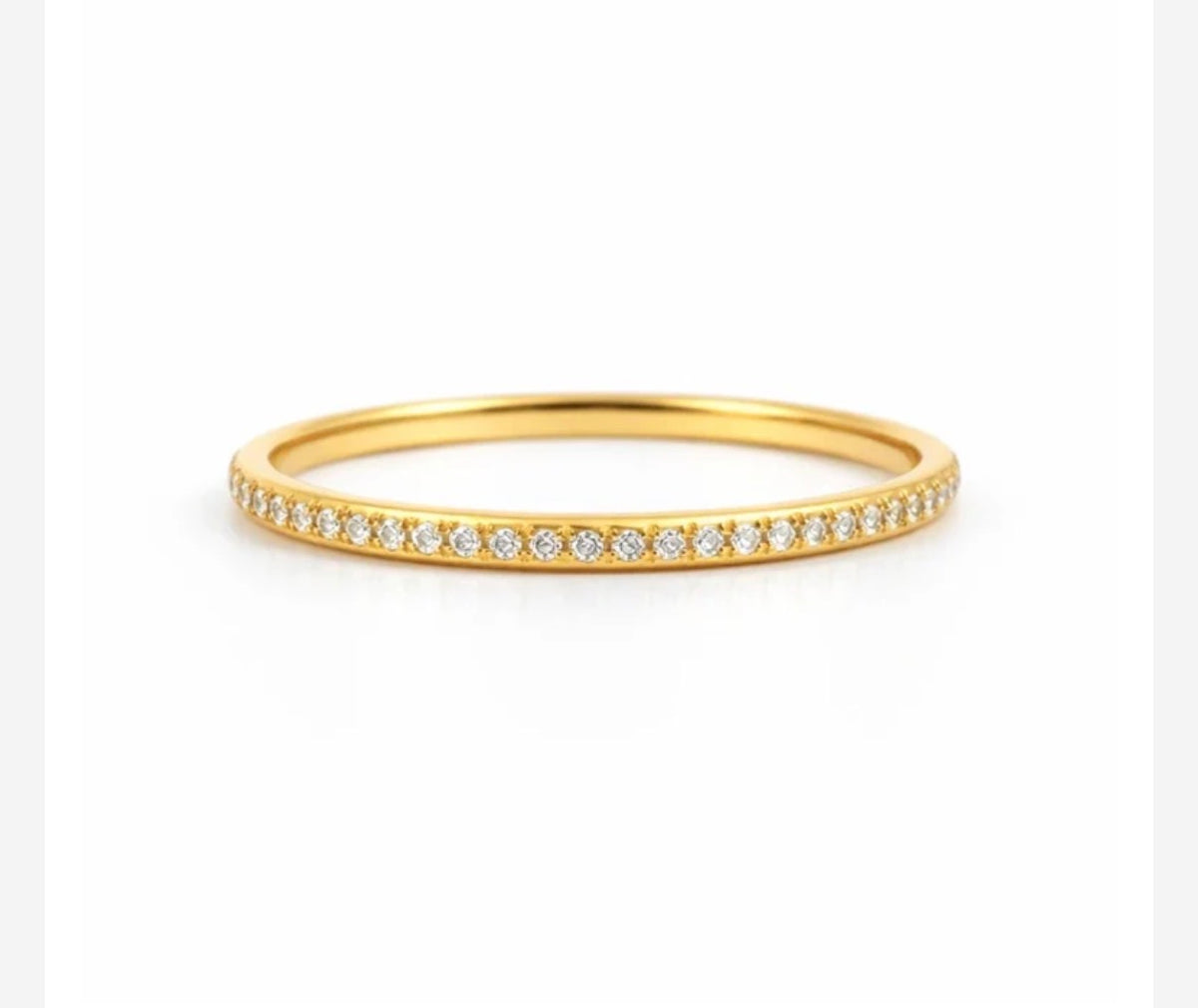 DAINTY ETERNITY BAND RING