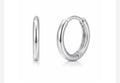 MINI HOOP EARRINGS SILVER