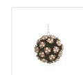 PEARL CLUSTERED BLACK BALL ORNAMENT