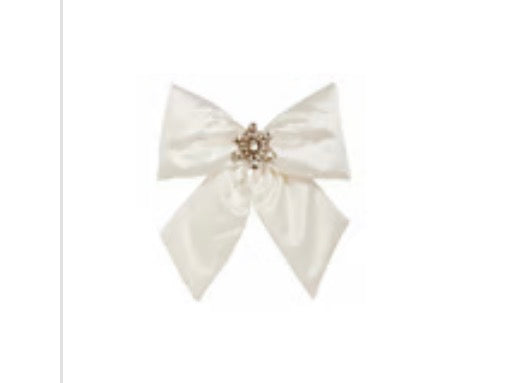 11' IVORY SATIN BOTTLE BOW
