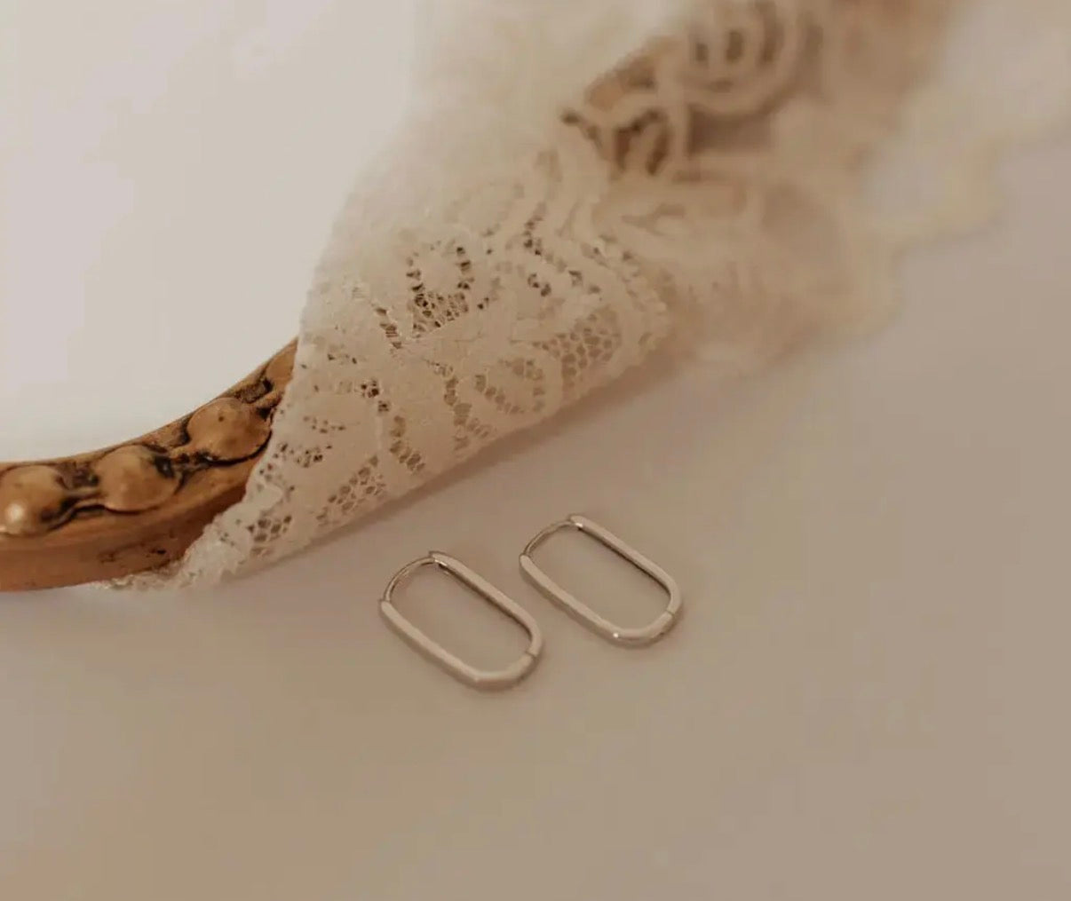 Avery Silver Hoops\