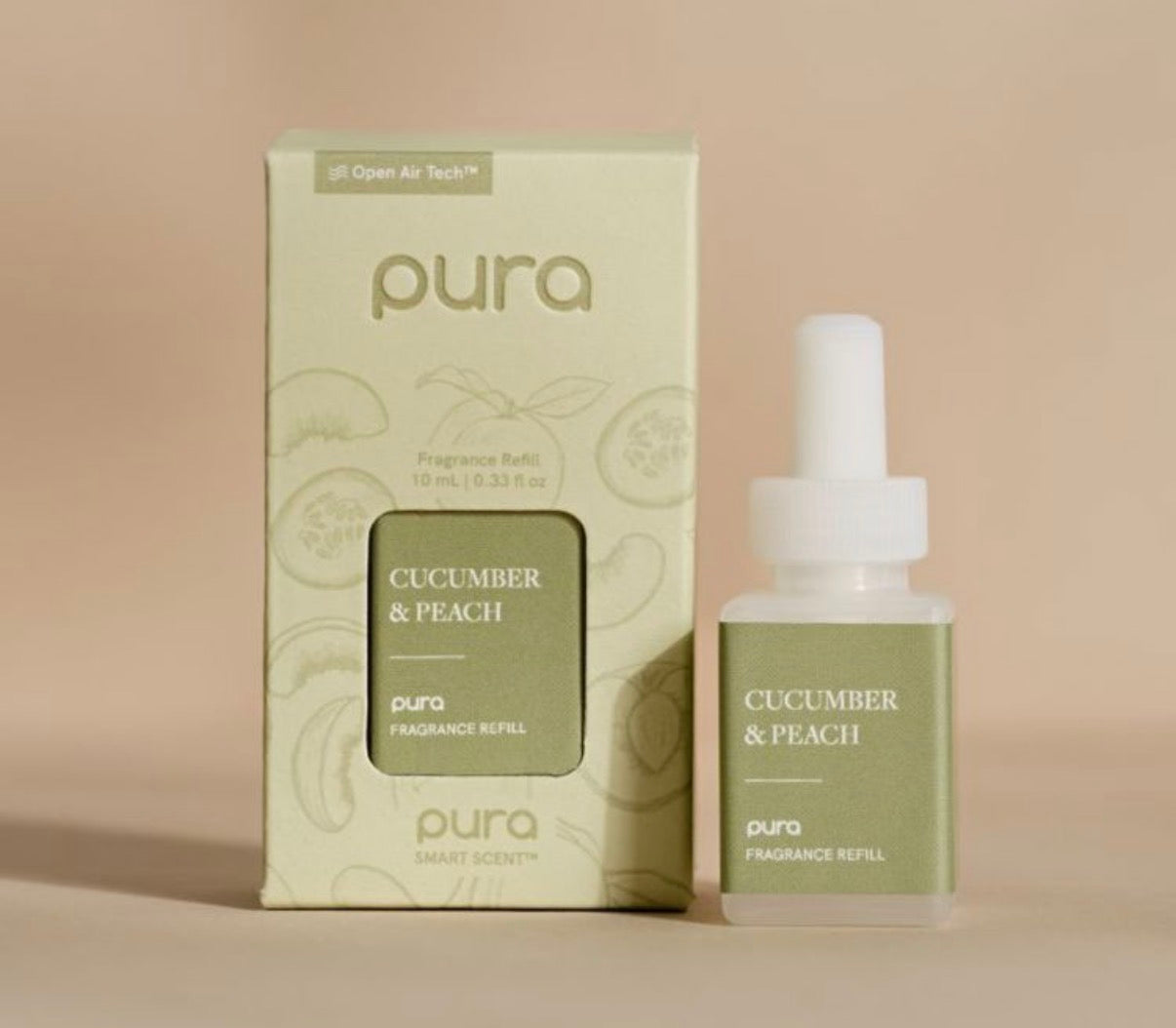 Pura cucumber and peach