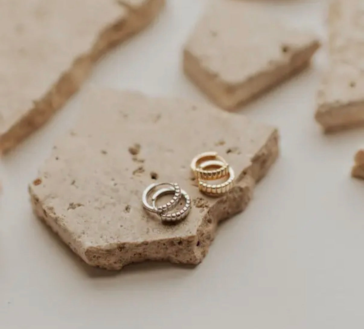 Silver Rory hoops