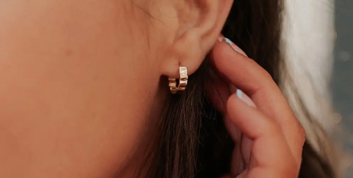 Gold Tate hoops