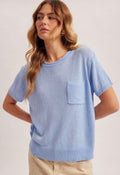 Short sleeve sweater