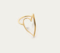 Waterproof Gold Heart Ring