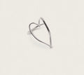Waterproof Silver Heart Ring