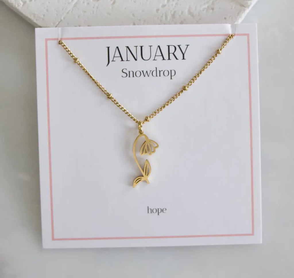 Birth Flower Necklace