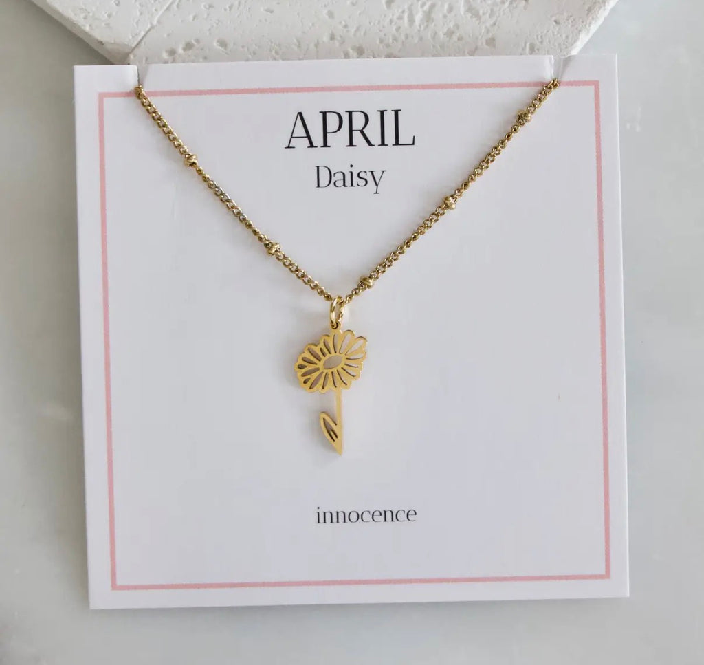 Birth Flower Necklace