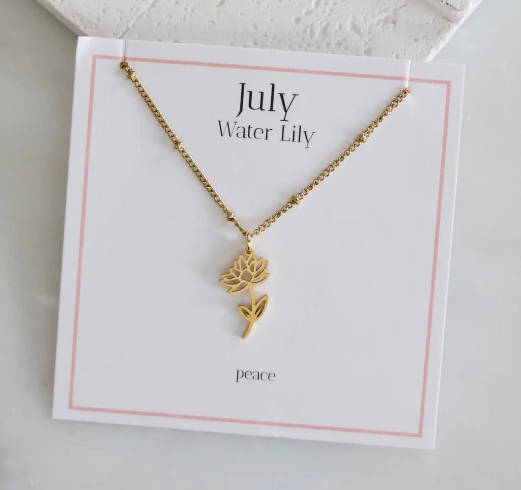 Birth Flower Necklace