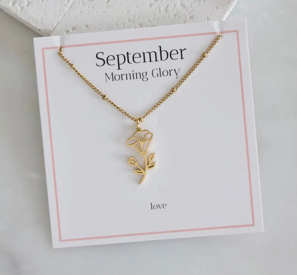 Birth Flower Necklace