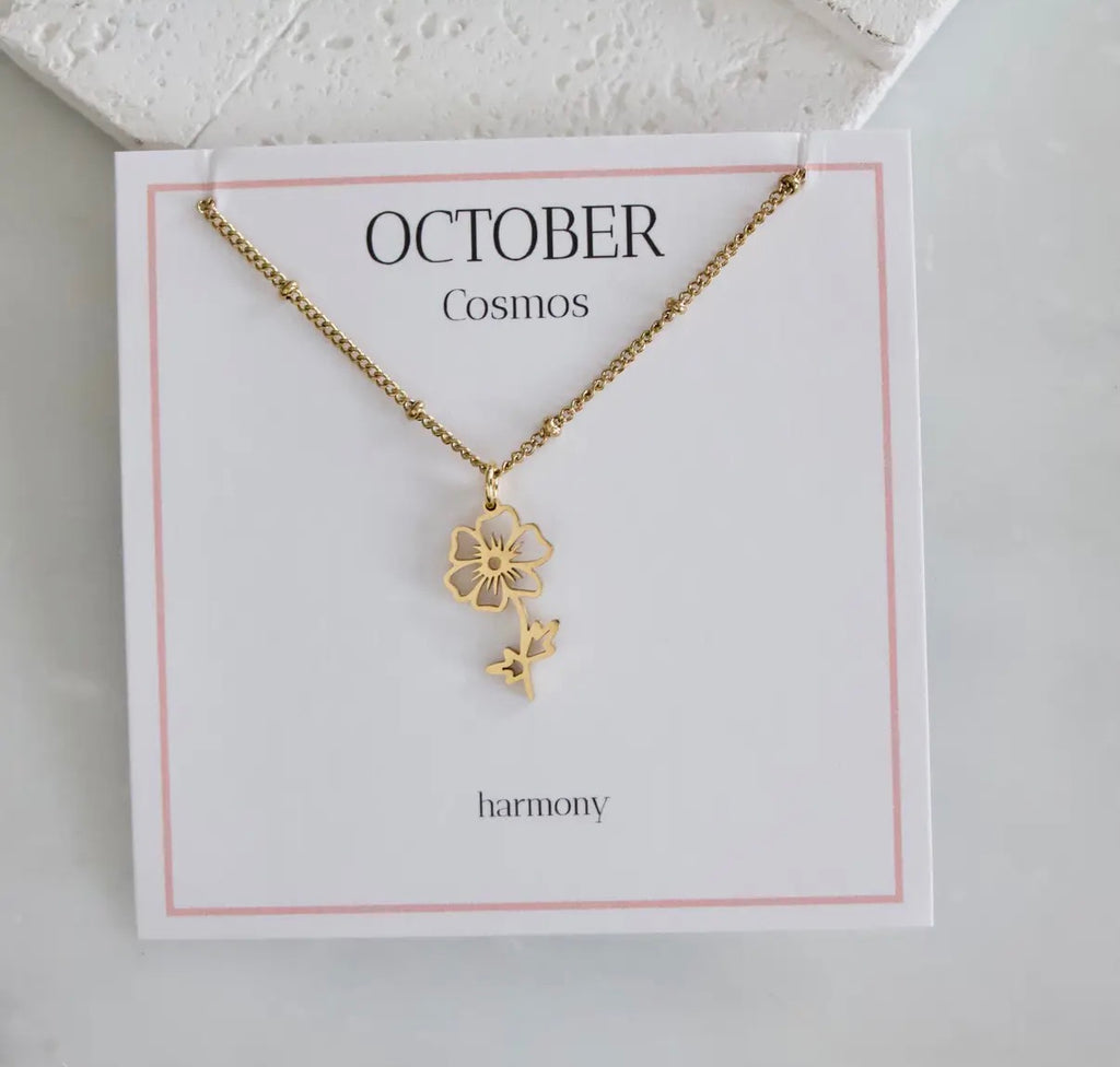 Birth Flower Necklace