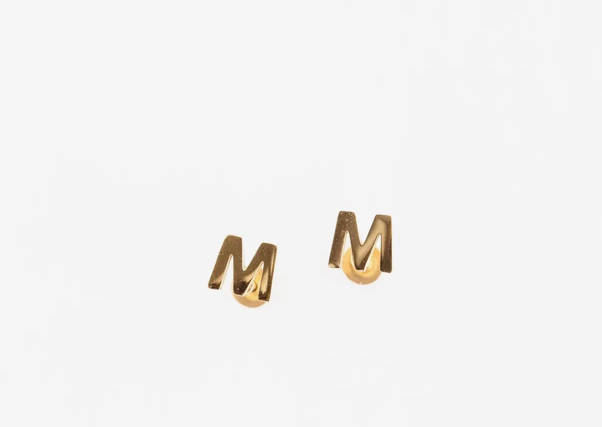 INITIAL STUD EARRINGS
