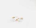 ENAMEL HOOP EARRING