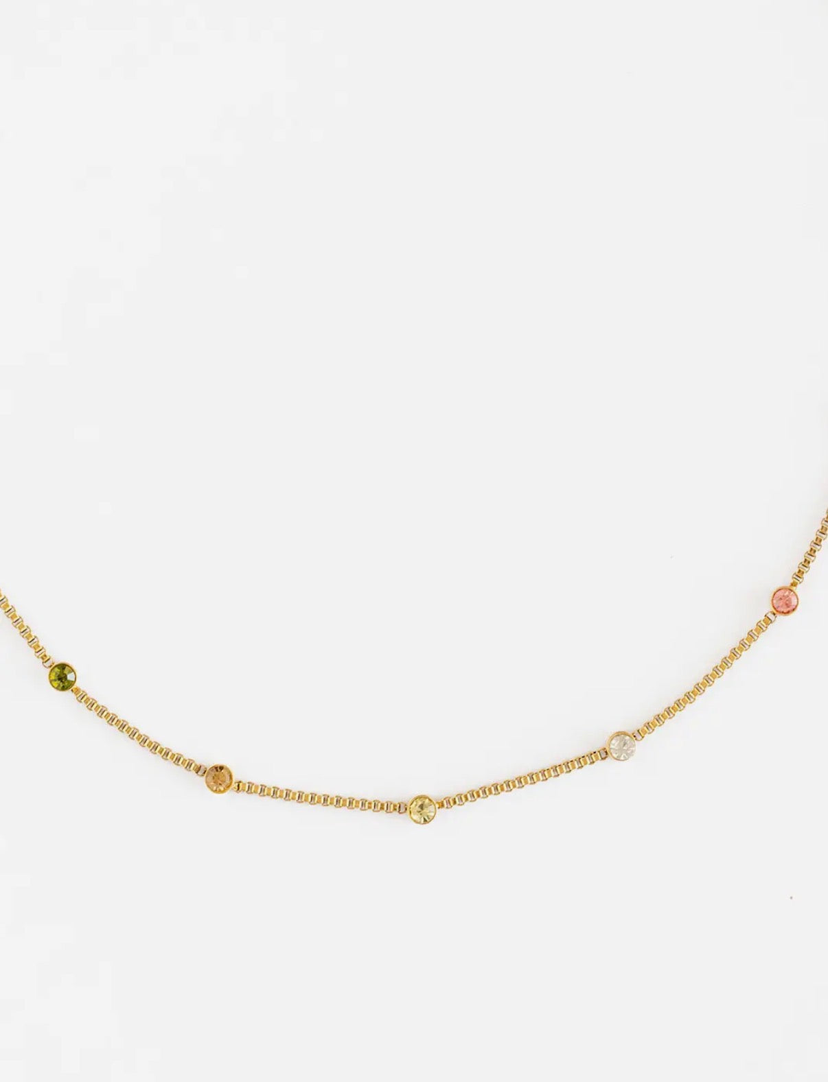 RAINBOW GEM NECKLACE