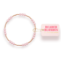 Pink ILY Bracelet in Gold