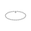 Signature Nicole Beaded Bracelet: Sterling Silver