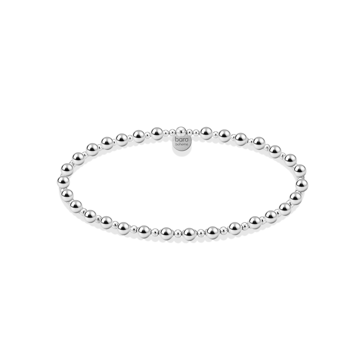 Signature Nicole Beaded Bracelet: Sterling Silver