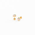Rainbow Cupcake Stud Earrings