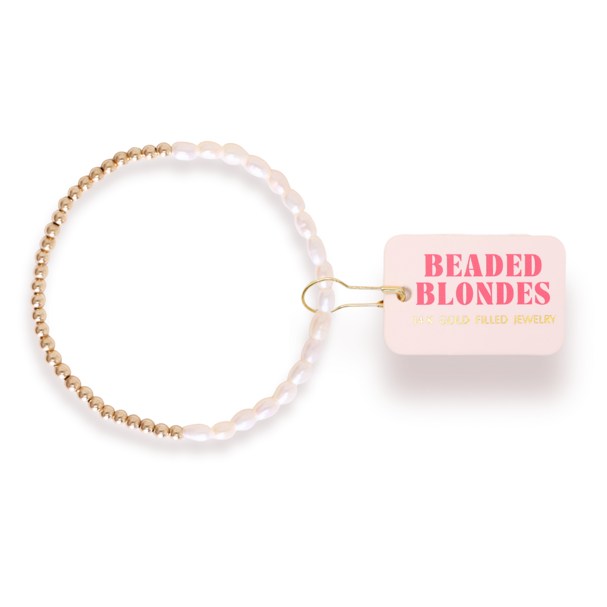 Hannah Pearl Bracelet in Gold