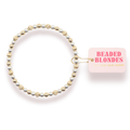 Haven Mixed Metal Fluted Bracelet